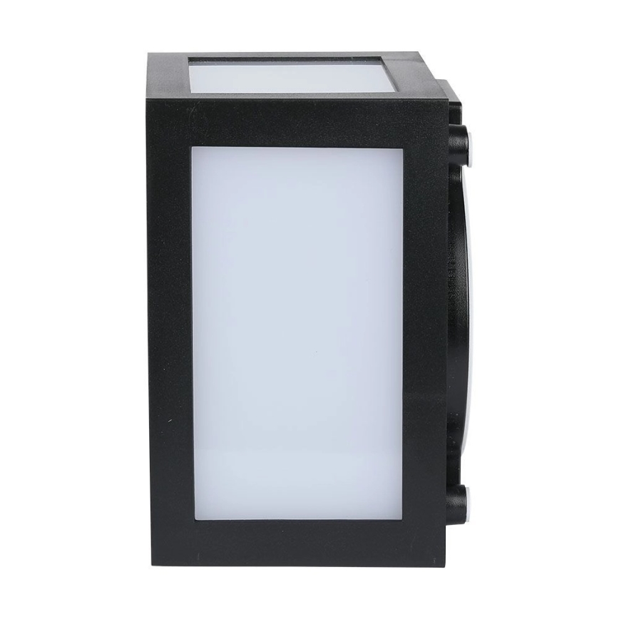 LED Outdoor Wall Light, 12W, 230V, 3000K, IP65, Black
