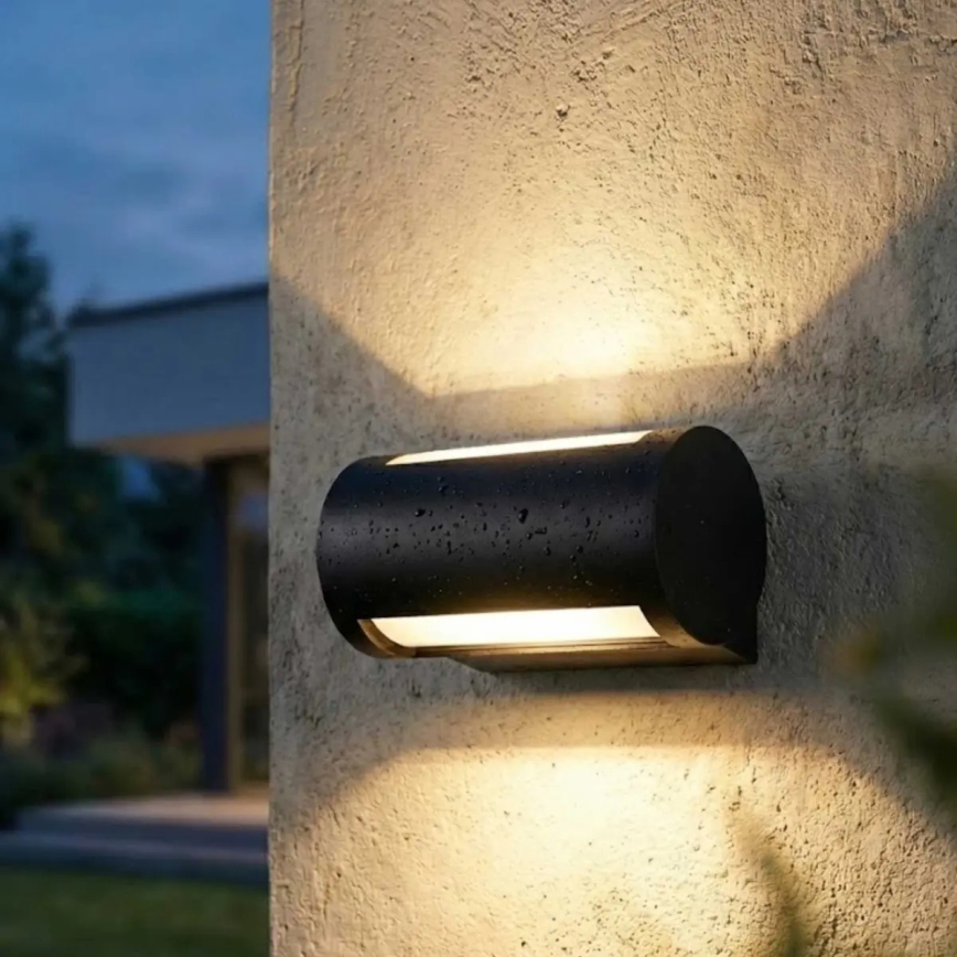 LED Outdoor Wall Light, 13W/230V, IP65, Black
