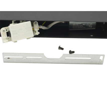 LED Flexible outdoor wall light 2xLED/16W/230V IP54 90 cm black
