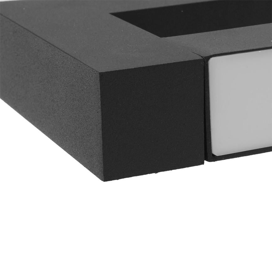LED Flexible outdoor wall light 2xLED/16W/230V IP54 90 cm black