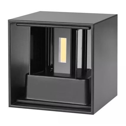 LED Outdoor wall light 2xLED/3W/230V IP54 black