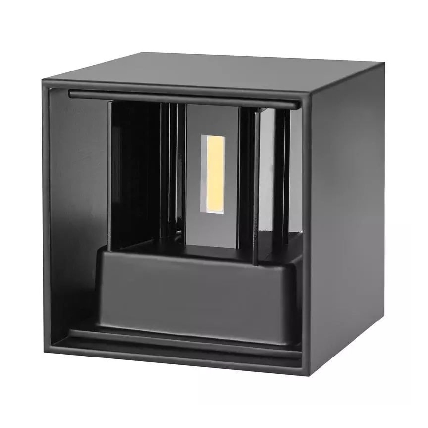 LED Outdoor wall light 2xLED/3W/230V IP54 black