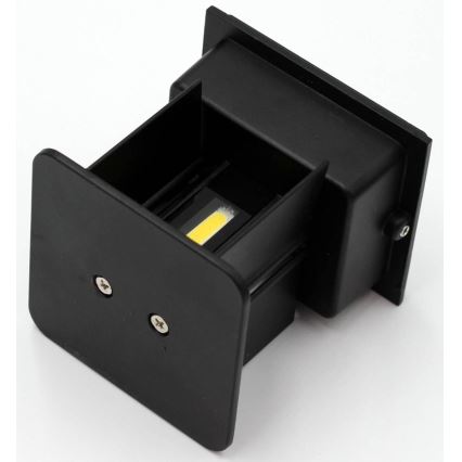LED Outdoor wall light 2xLED/3W/230V IP54 black