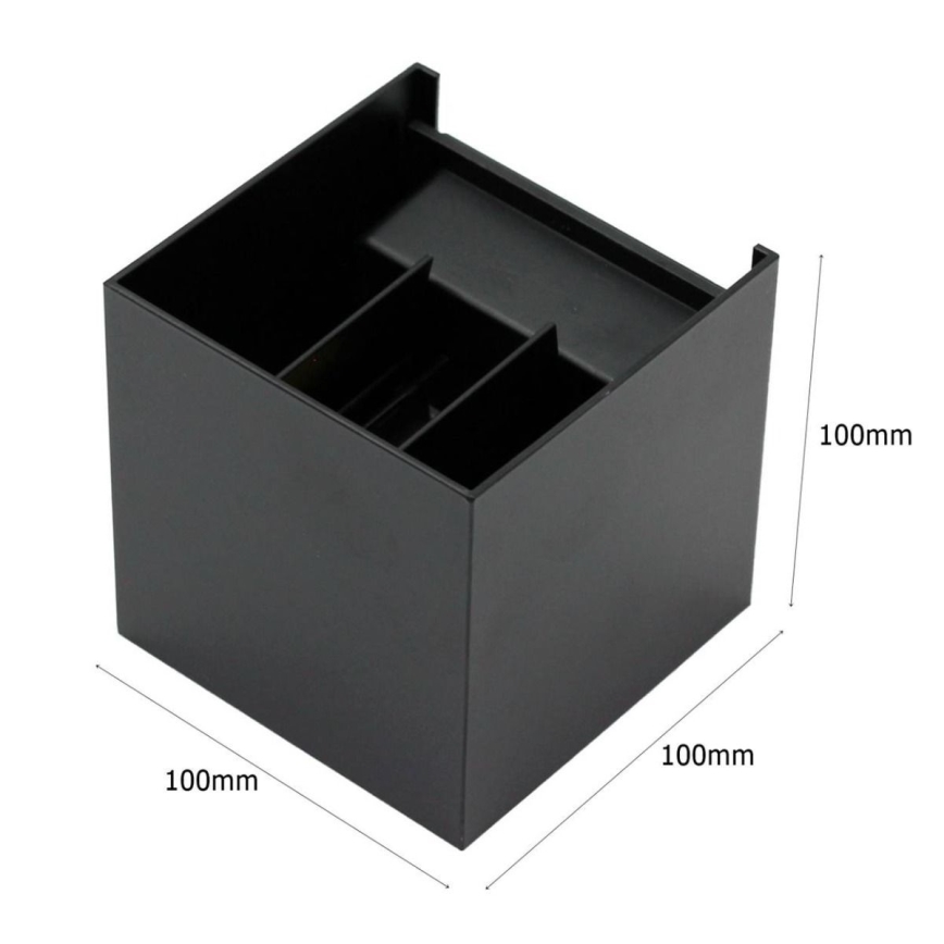 LED Outdoor wall light 2xLED/3W/230V IP54 black