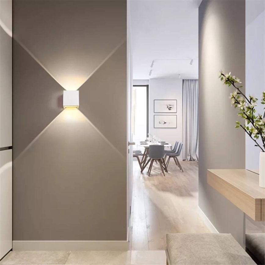 LED Outdoor wall light 2xLED/3W/230V IP54 white