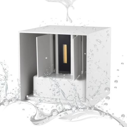 LED Outdoor wall light 2xLED/3W/230V IP54 white