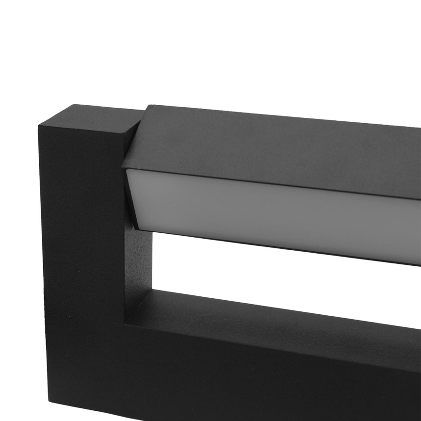 LED Flexible outdoor wall light 2xLED/4W/230V IP54 30 cm black