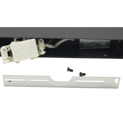 LED Flexible outdoor wall light 2xLED/4W/230V IP54 30 cm black