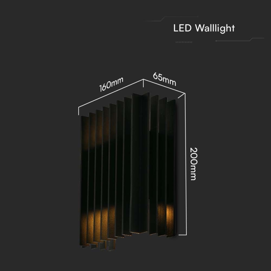 LED Outdoor wall light 2xLED/6W/230V IP65 3000K