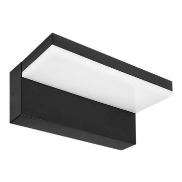 LED Outdoor Wall Light, 9W/230V, 4000K, IP44, Black
