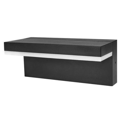 LED Outdoor Wall Light, 9W/230V, 4000K, IP44, Black