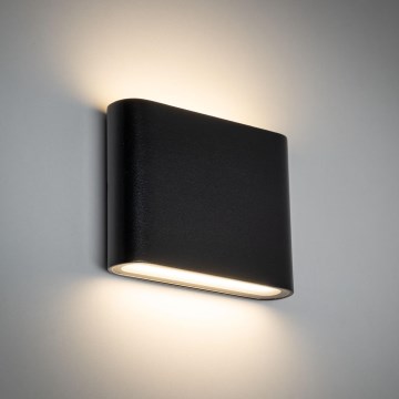 LED Outdoor wall light ARWENA 2xLED/3W/230V IP54 black