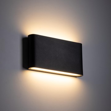 LED Outdoor wall light ARWENA 2xLED/6W/230V IP54 black
