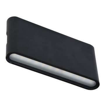 LED Outdoor wall light BRICK 2xLED/6W/230V 3000/4000/6500K IP65 black