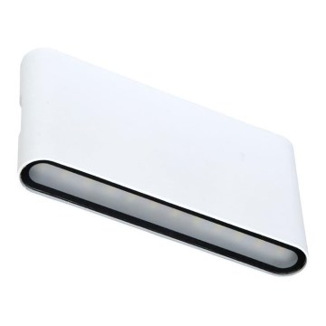 LED Outdoor wall light BRICK 2xLED/6W/230V 3000/4000/6500K IP65 white