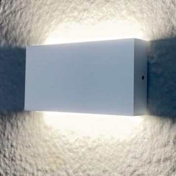 LED Outdoor wall light CHICAGO 2xLED/5,5W/230V IP44 white