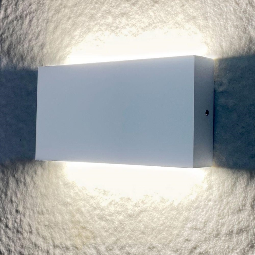 LED Outdoor wall light CHICAGO 2xLED/5,5W/230V IP44 white