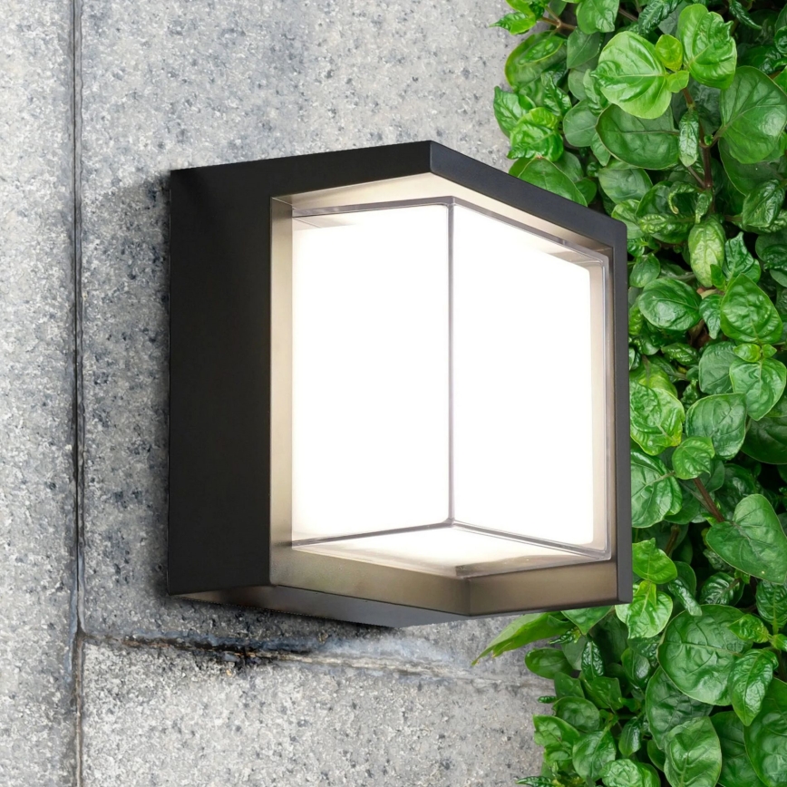 LED Outdoor wall light ESSEN LED/12W/230V IP44 black