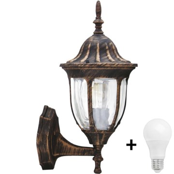 LED Outdoor wall light FLORENCJA 1xE27/10W/230V IP43