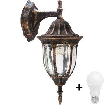 LED Outdoor wall light FLORENCJA 1xE27/10W/230V IP43