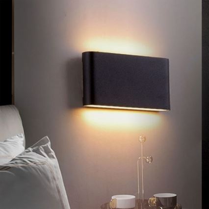 LED Outdoor wall light FLOW 2xLED/3W/230V IP54 4000K anthracite