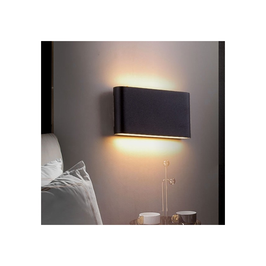 LED Outdoor wall light FLOW 2xLED/3W/230V IP54 4000K anthracite
