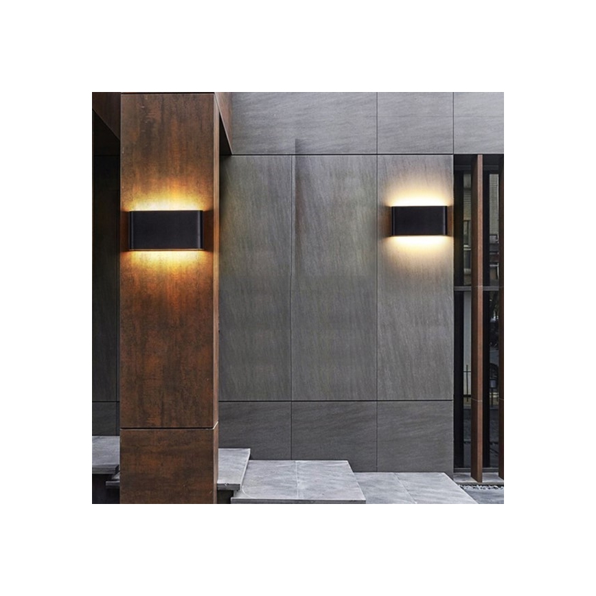 LED Outdoor wall light FLOW 2xLED/6W/230V IP54 3000K anthracite