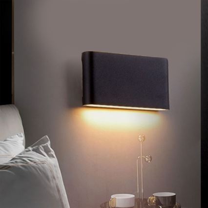 LED Outdoor wall light FLOW LED/9W/230V IP54 4000K anthracite
