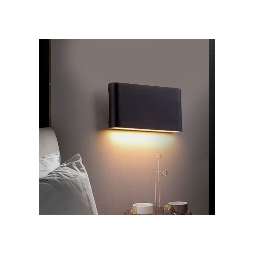 LED Outdoor wall light FLOW LED/9W/230V IP54 4000K anthracite