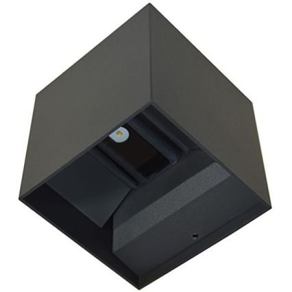 LED Outdoor wall light KREON 2xLED/3W/230V IP54 3000K black