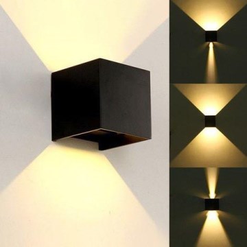 LED Outdoor wall light KREON 2xLED/3W/230V IP54 4000K black