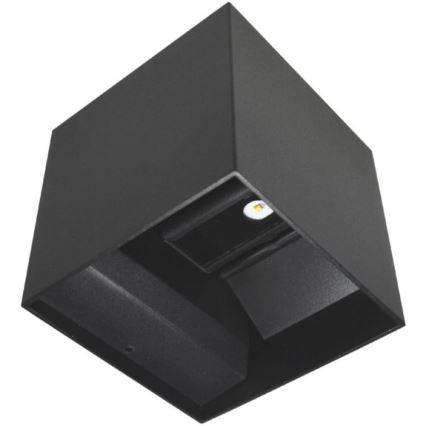 LED Outdoor wall light KREON 2xLED/3W/230V IP54 4000K black