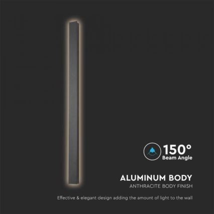 LED Outdoor wall light LED/10W/230V 4000K IP65 51 cm anthracite