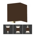 LED Outdoor wall light LED/11W/230V 3000K IP65 brown