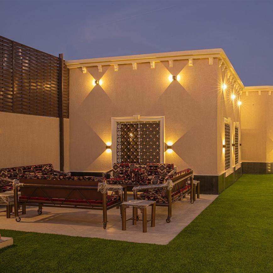 LED Outdoor wall light LED/11W/230V 3000K IP65 brown