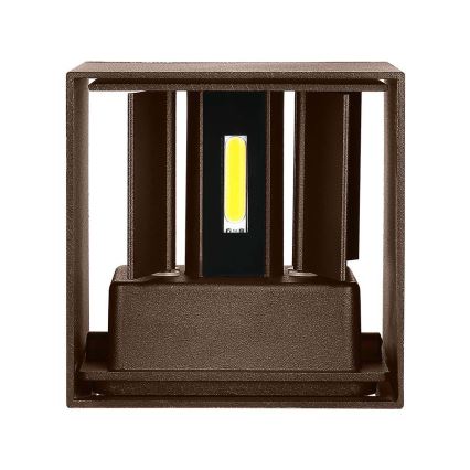 LED Outdoor wall light LED/11W/230V 3000K IP65 brown