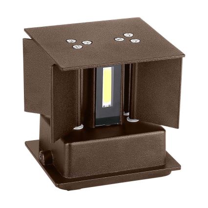 LED Outdoor wall light LED/11W/230V 3000K IP65 brown