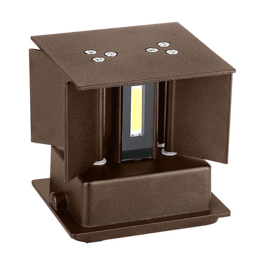 LED Outdoor wall light LED/11W/230V 3000K IP65 brown