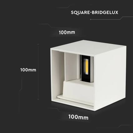 LED Outdoor wall light LED/11W/230V 3000K IP65 white