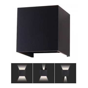 LED Outdoor wall light LED/11W/230V 4000K IP65 black