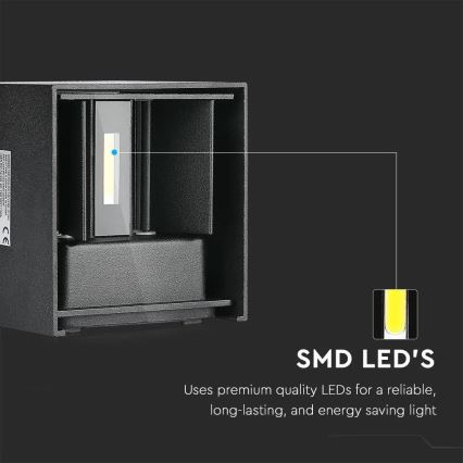 LED Outdoor wall light LED/11W/230V 4000K IP65 black