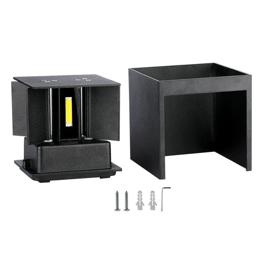LED Outdoor wall light LED/11W/230V 4000K IP65 black