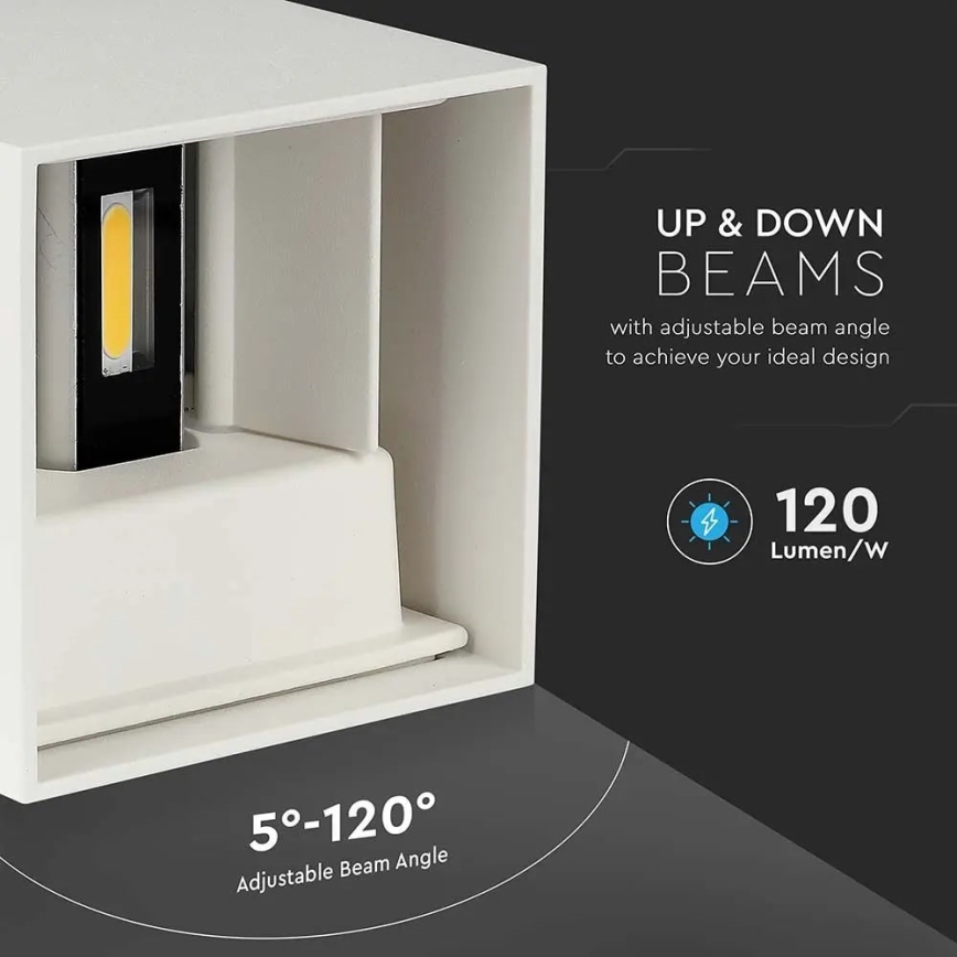LED Outdoor wall light LED/11W/230V 4000K IP65 white
