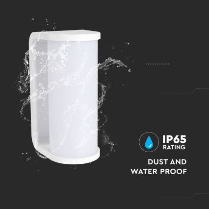 LED Outdoor wall light LED/12W/230V 3000/4200/6500K IP65 white