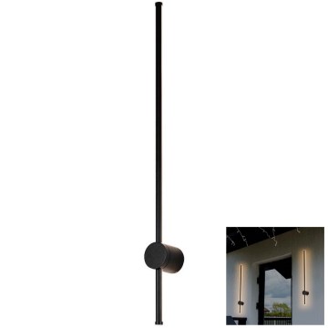 LED Outdoor wall light LED/12W/230V 3000K IP65 black