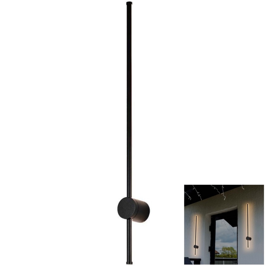 LED Outdoor wall light LED/12W/230V 3000K IP65 black