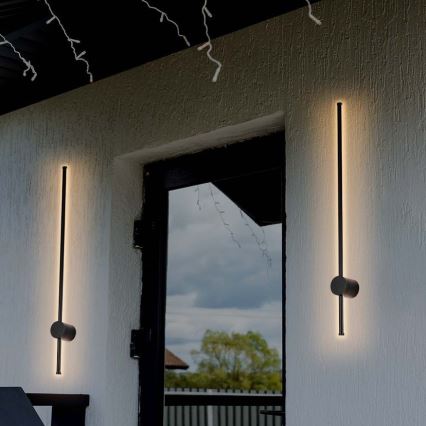 LED Outdoor wall light LED/12W/230V 3000K IP65 black