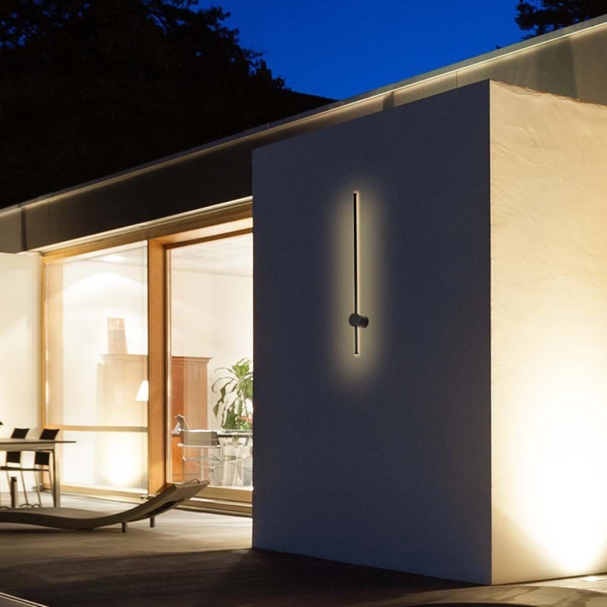 LED Outdoor wall light LED/12W/230V 3000K IP65 black