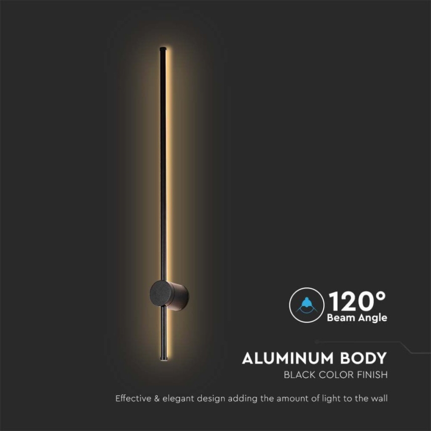 LED Outdoor wall light LED/12W/230V 3000K IP65 black