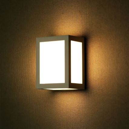 LED Outdoor wall light LED/12W/230V 3000K IP65 grey